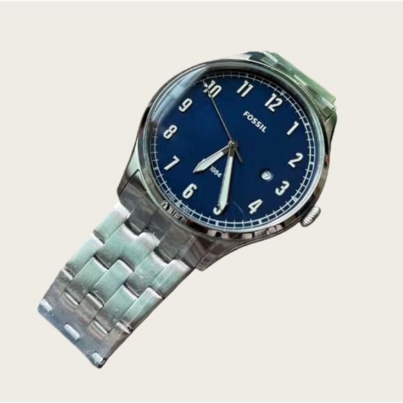 Fossil FS5593 Men's Forrester Three-Hand Date Stainless Steel Watch - Picture 3 of 6